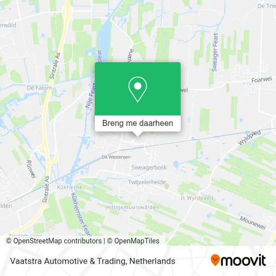 Vaatstra Automotive & Trading kaart