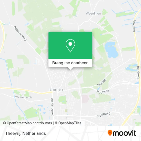 Theevrij kaart