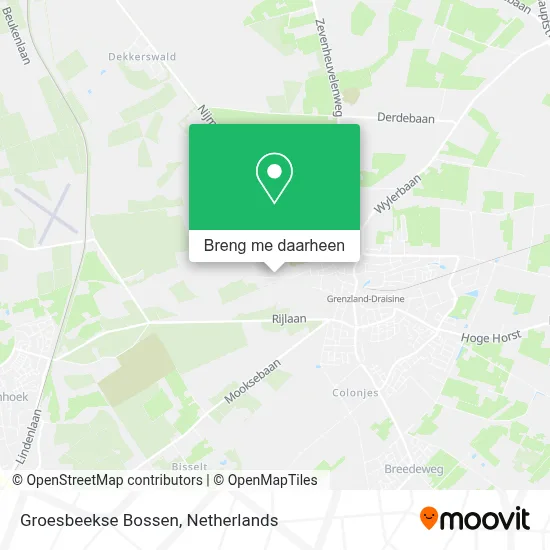 Groesbeekse Bossen kaart