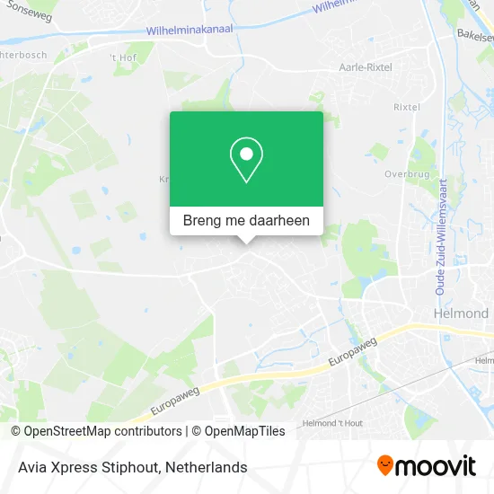 Avia Xpress Stiphout kaart