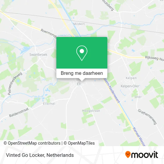 Vinted Go Locker kaart