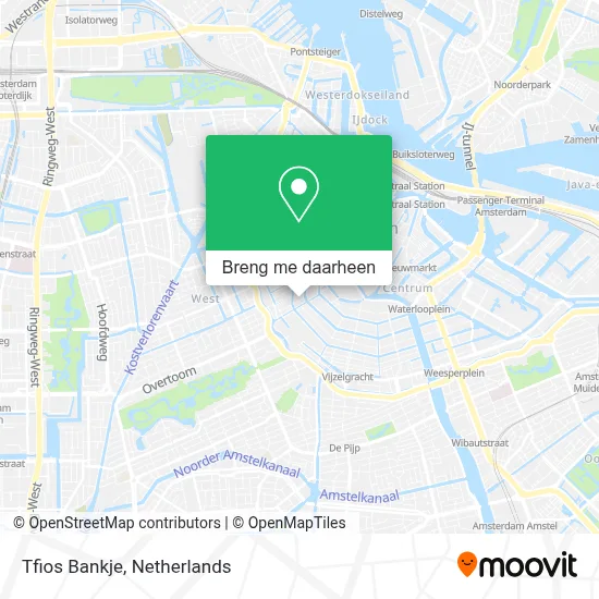 Tfios Bankje kaart