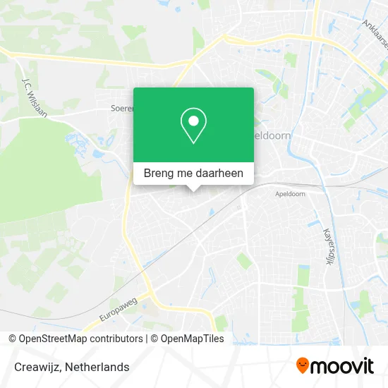 Creawijz kaart