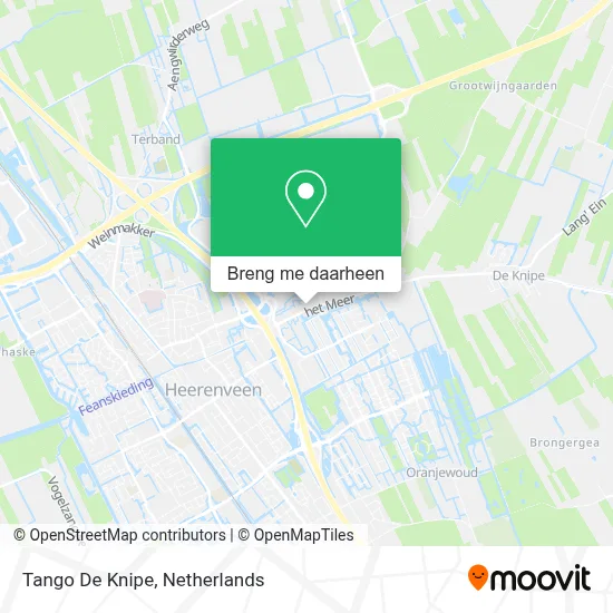 Tango De Knipe kaart