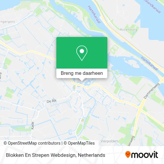 Blokken En Strepen Webdesign kaart