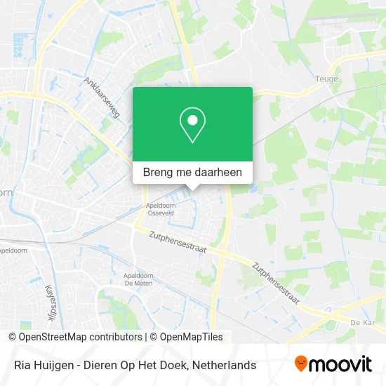Ria Huijgen - Dieren Op Het Doek kaart