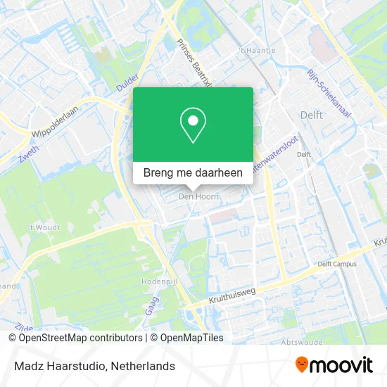 Madz Haarstudio kaart
