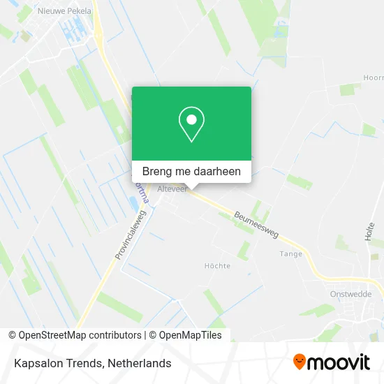 Kapsalon Trends kaart