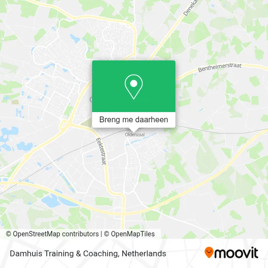 Damhuis Training & Coaching kaart