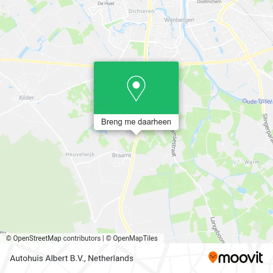 Autohuis Albert B.V. kaart