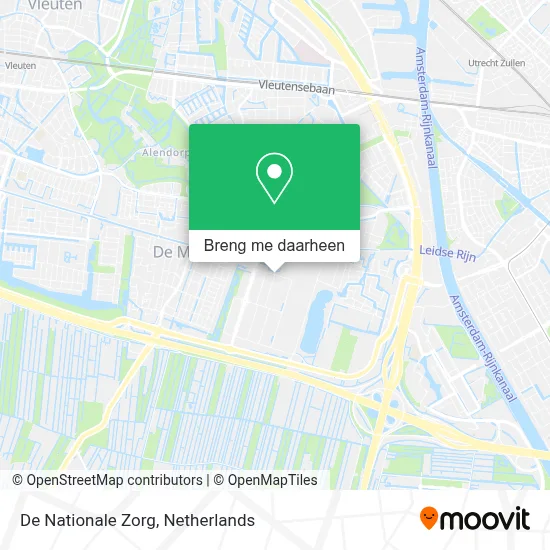 De Nationale Zorg kaart