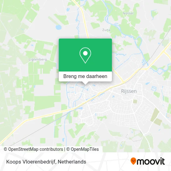Koops Vloerenbedrijf kaart