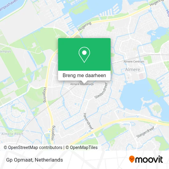 Gp Opmaat kaart