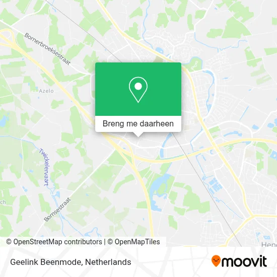 Geelink Beenmode kaart