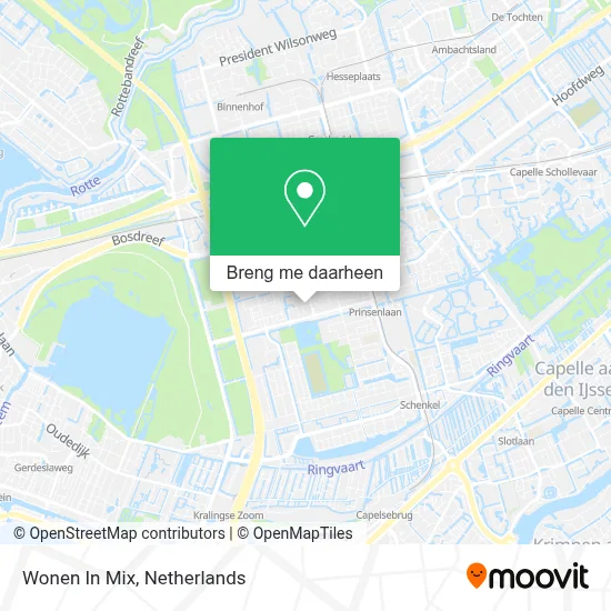Wonen In Mix kaart