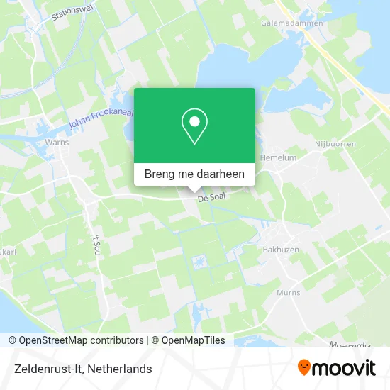 Zeldenrust-It kaart