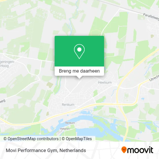 Movi Performance Gym kaart