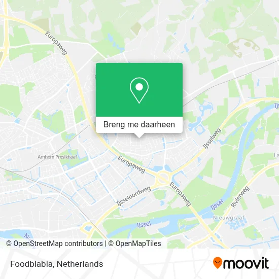 Foodblabla kaart