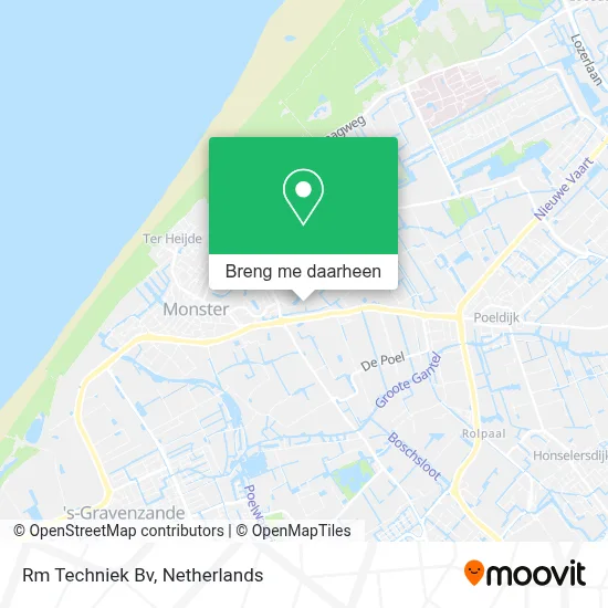 Rm Techniek Bv kaart