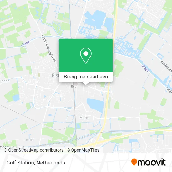 Gulf Station kaart