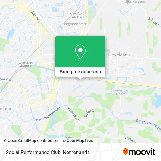 Social Performance Club kaart