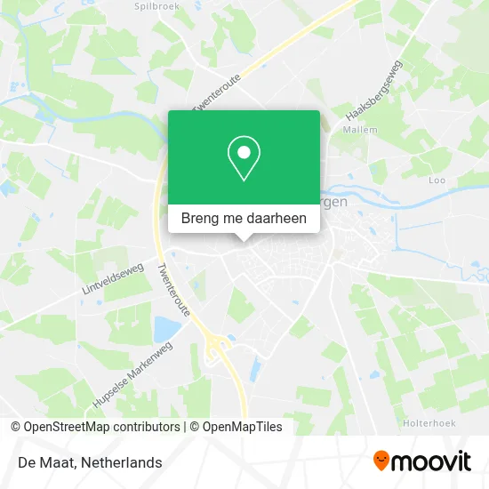 De Maat kaart