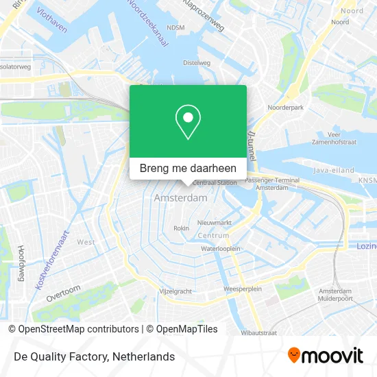 De Quality Factory kaart