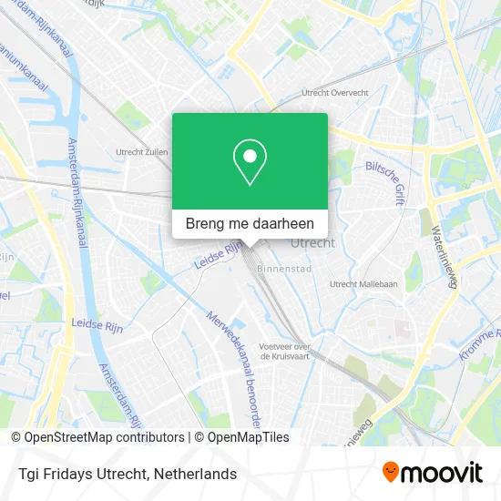 Tgi Fridays Utrecht kaart