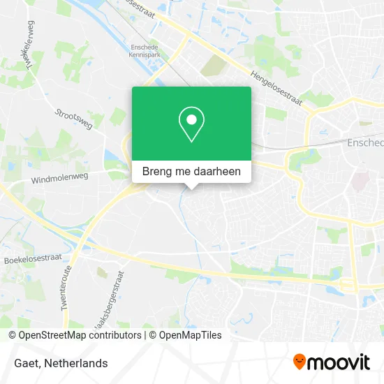 Gaet kaart