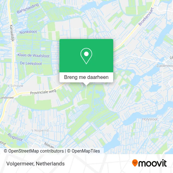 Volgermeer kaart