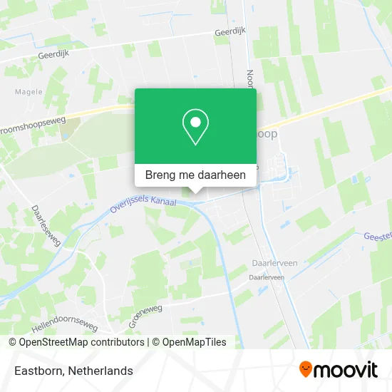 Eastborn kaart