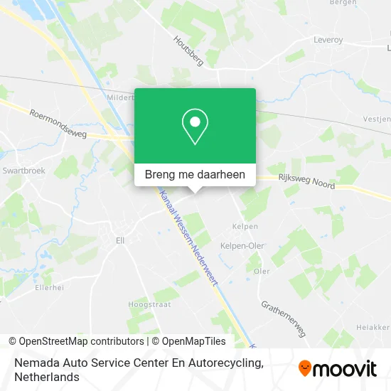 Nemada Auto Service Center En Autorecycling kaart