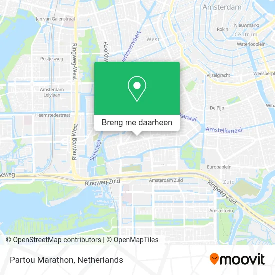 Partou Marathon kaart