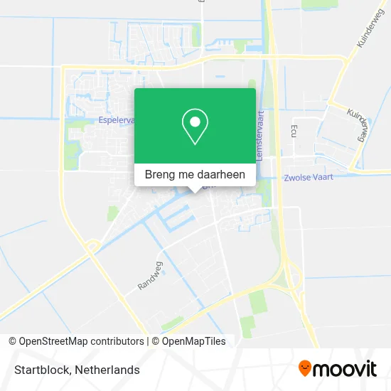 Startblock kaart