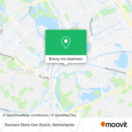 Reshare Store Den Bosch kaart