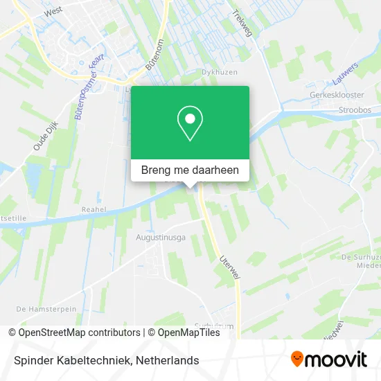 Spinder Kabeltechniek kaart