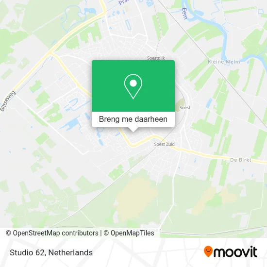 Studio 62 kaart