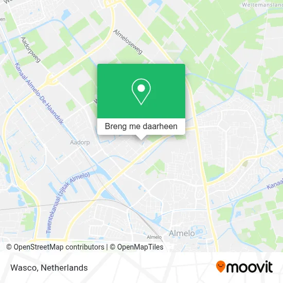 Wasco kaart