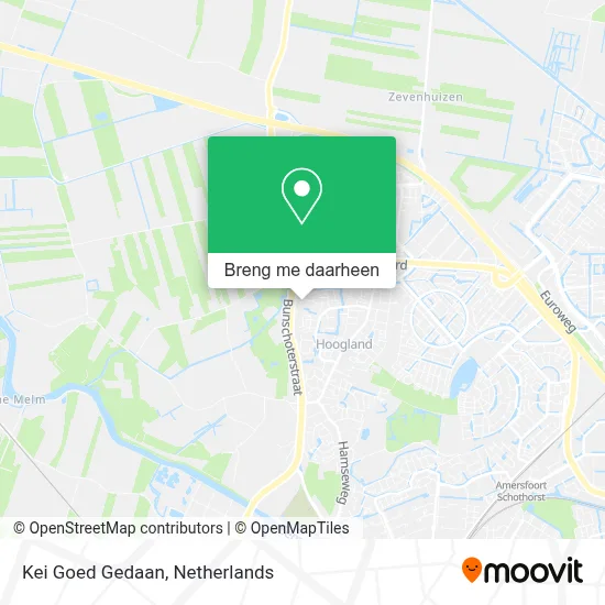 Kei Goed Gedaan kaart