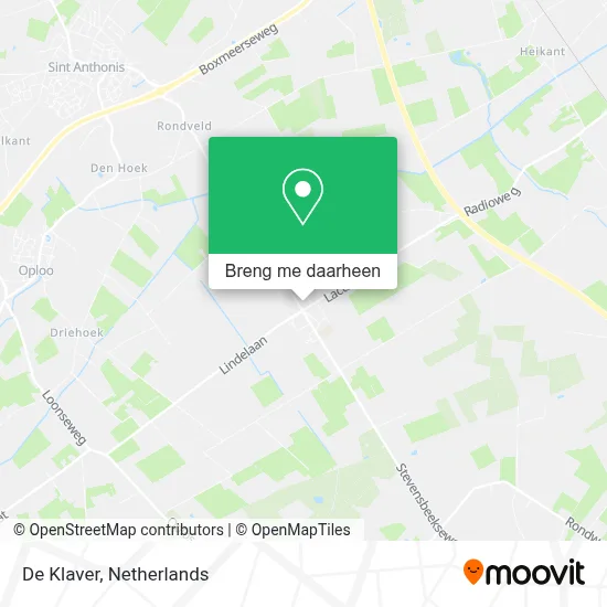 De Klaver kaart