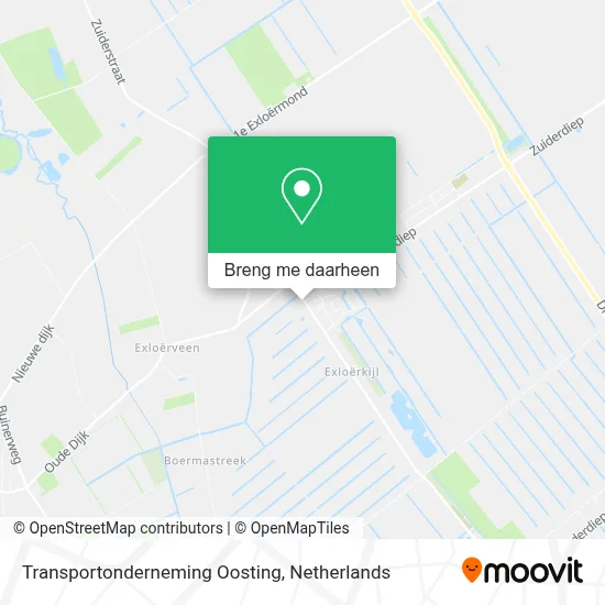 Transportonderneming Oosting kaart