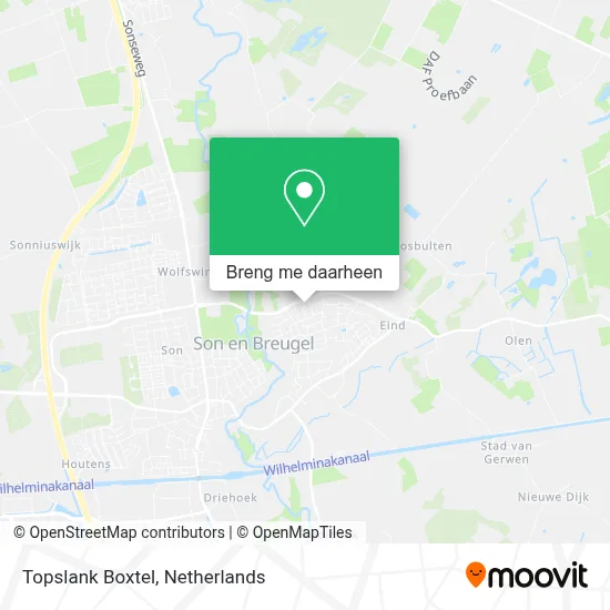 Topslank Boxtel kaart