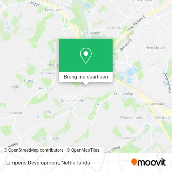 Limpens Development kaart