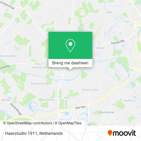 Haarstudio 1911 kaart