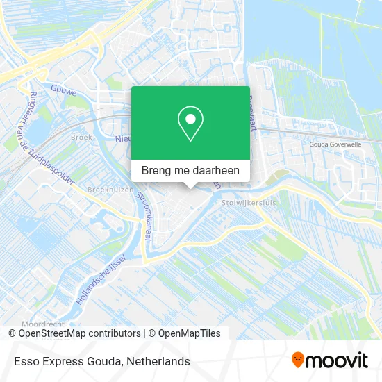 Esso Express Gouda kaart