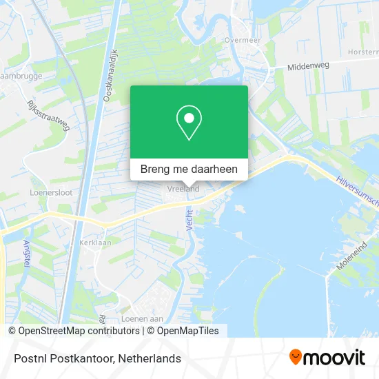 Postnl Postkantoor kaart