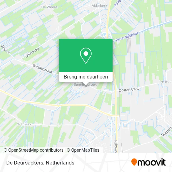 De Deursackers kaart