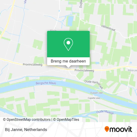 Bij Janne kaart