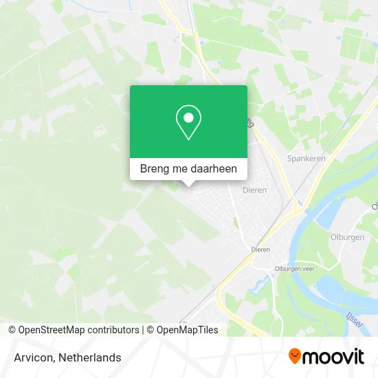 Arvicon kaart