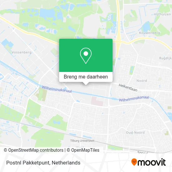 Postnl Pakketpunt kaart